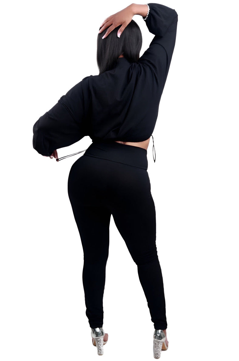 Undefeated Cotton Windbreaker Tracksuit - Black