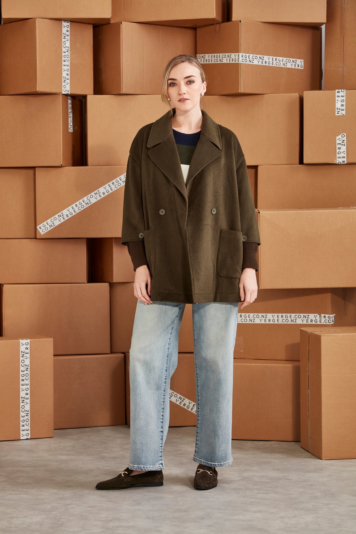 Olive Green Ella Coat