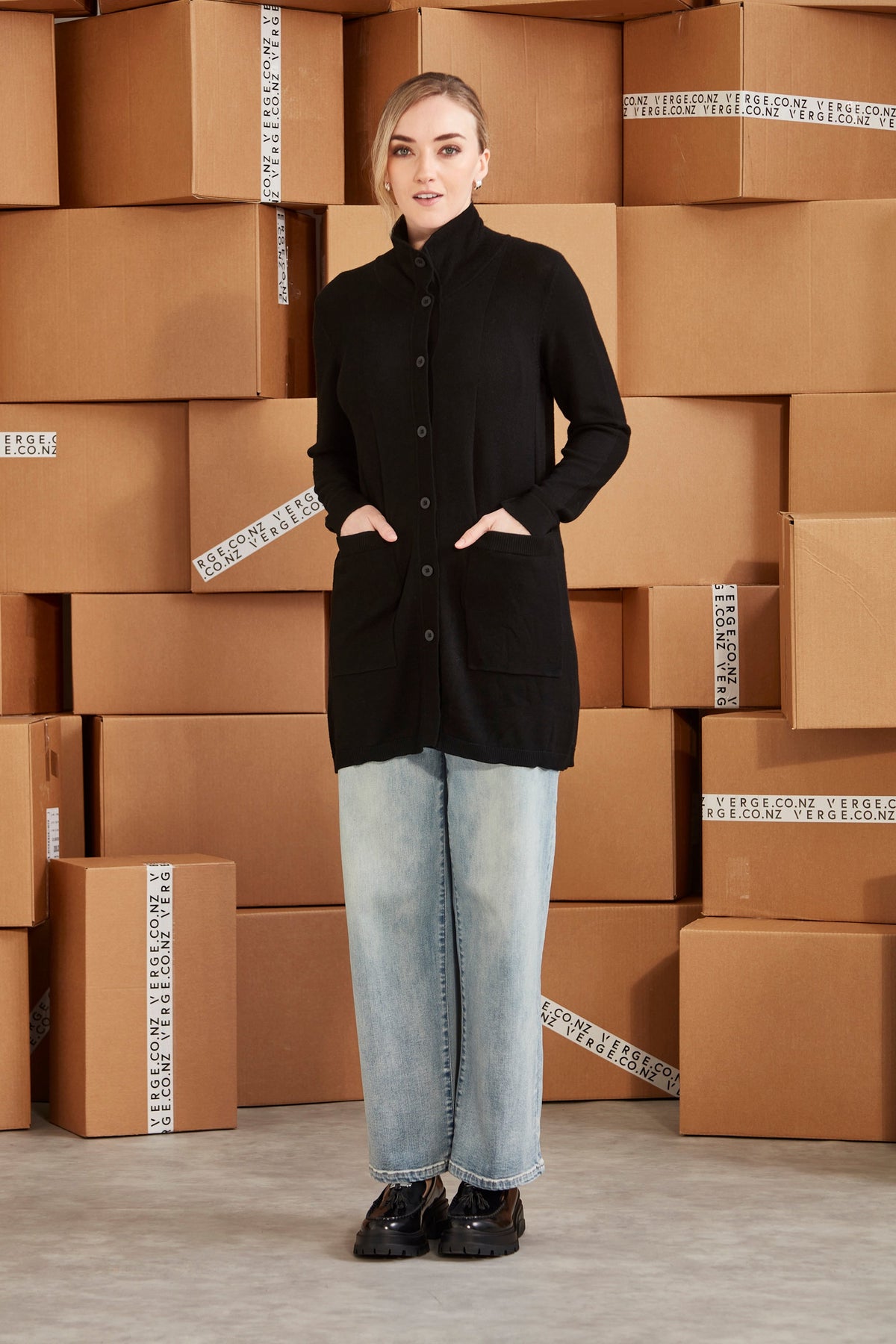 Engage Cardi - Black