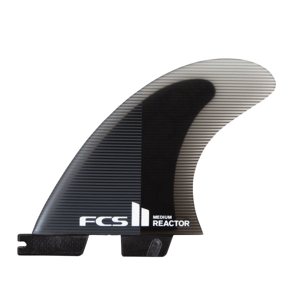 FCS II Reactor PC Small Charcoal/Black Tri Fins