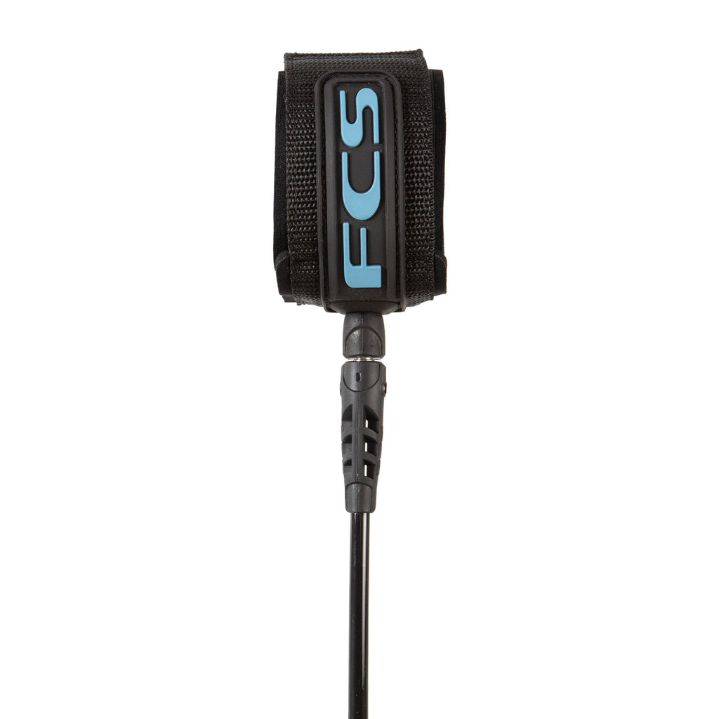 FCS 6&prime; Comp Classic Leash Tranquil Blue/Black