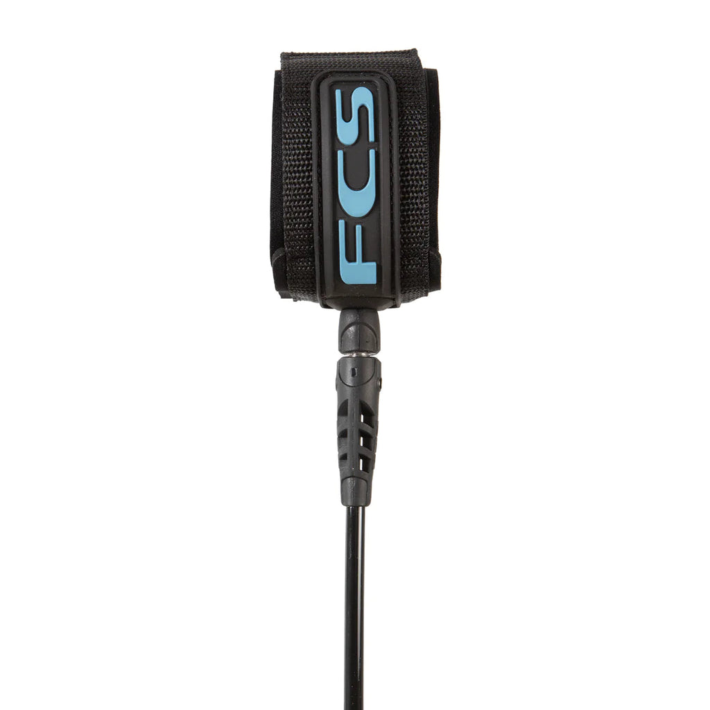 FCS 6&prime; All Round Classic Leash Tranquil Blue/Black
