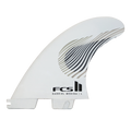 FCS II Gabriel Medina PC Tri Fins Black/White XLar