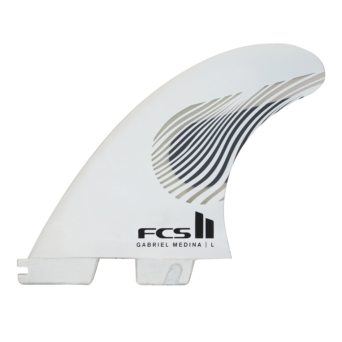 FCS II Gabriel Medina PC Tri Fins Black/White Medi