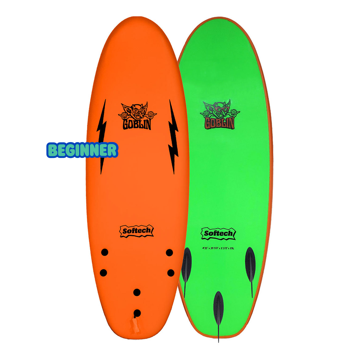 Softech Goblin 5’2 Orange/Green