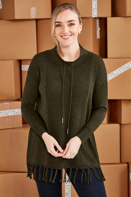 Havana Sweater - Olive Marle