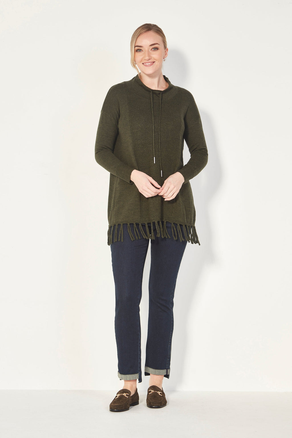 Havana Sweater - Olive Marle