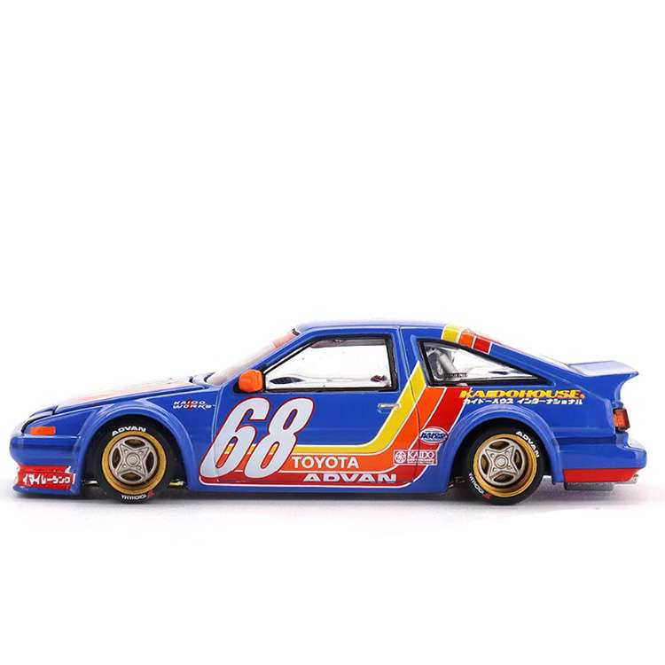 Mini GT x Kaido House KHMG196 Toyota AE86 Sprinter Trueno Kaido Racing V1 1:64 Blue