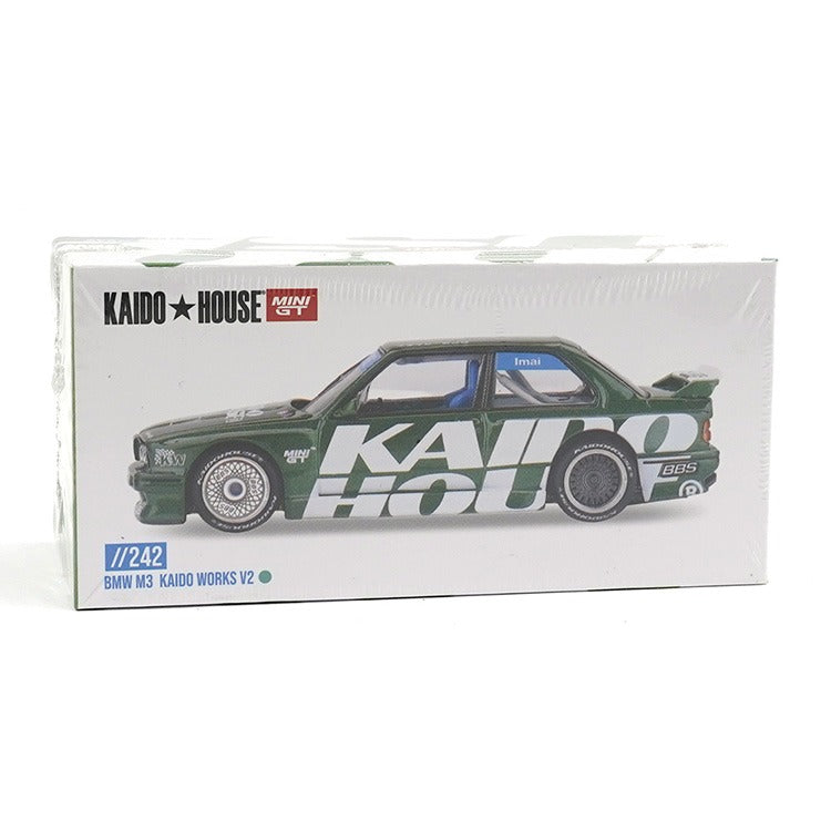 Mini GT x Kaido House KHMG242 BMW M3 Kaido Works V2 1:64 Green