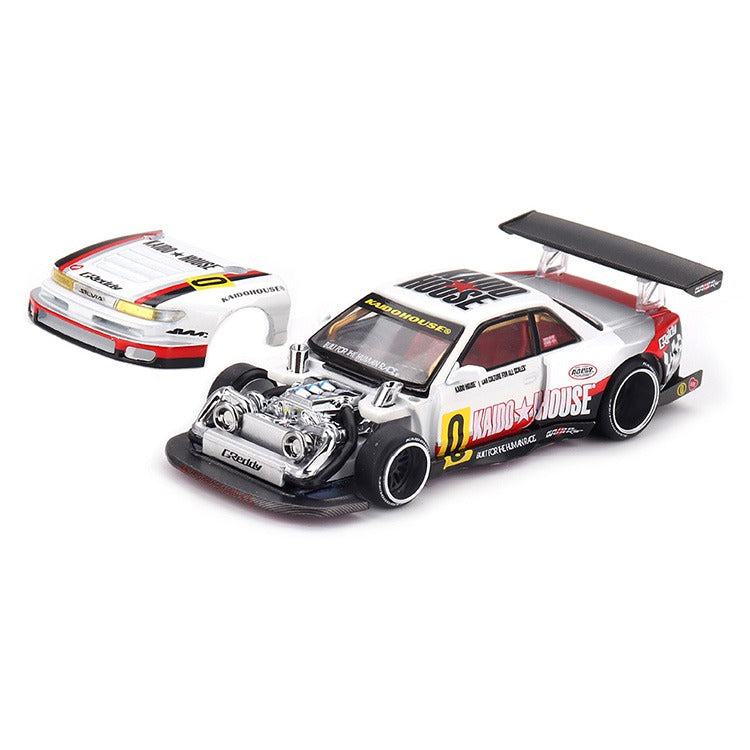 Mini GT x Kaido House KHMG251 Nissan Silvia S13-R Circuit Spec V1 1:64 White
