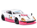 Mini GT x Kaido House KHMG263 Nissan Fairlady Z Tamiya The Frog V1 1:64 White / Pink