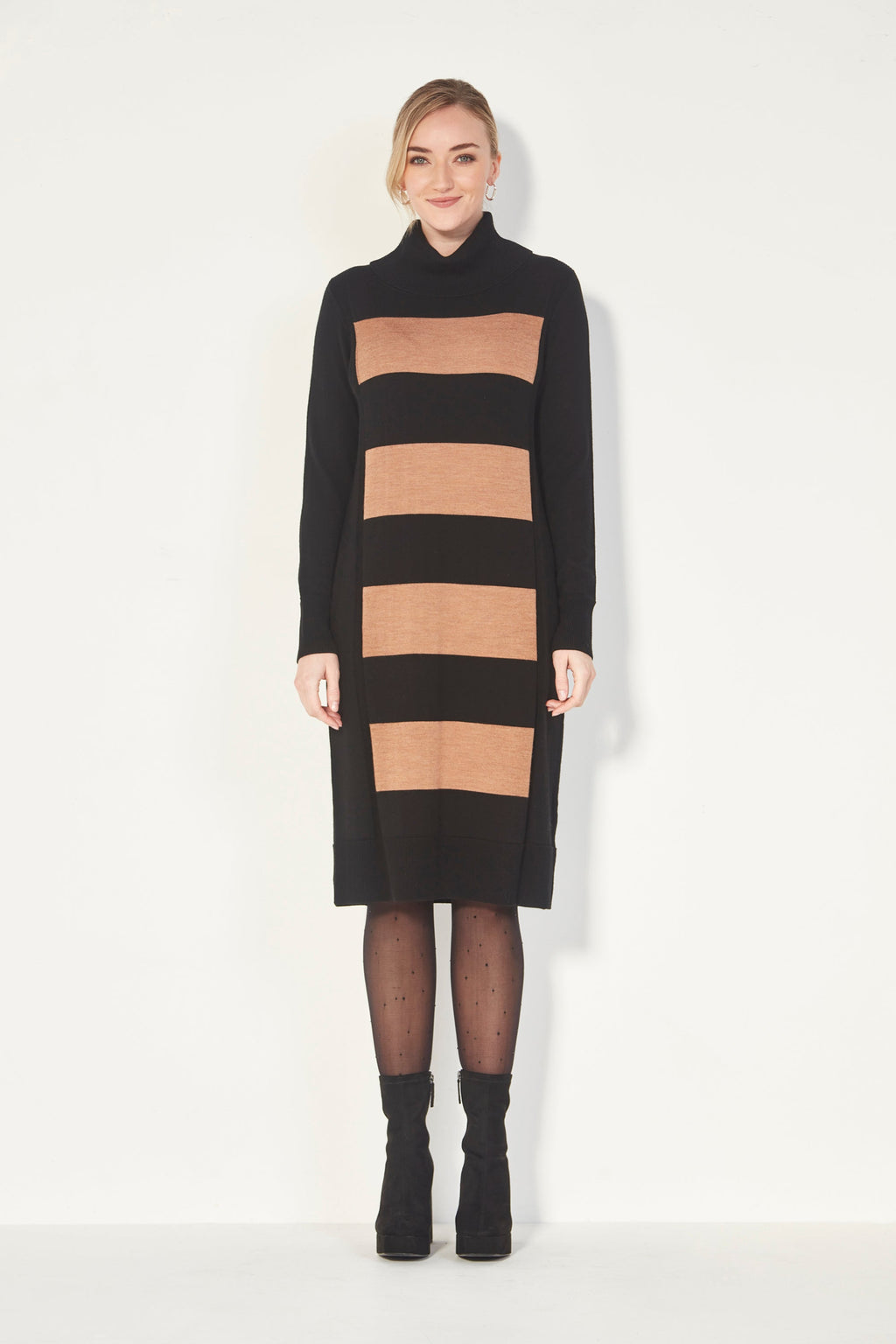 King Dress - Black Stripe