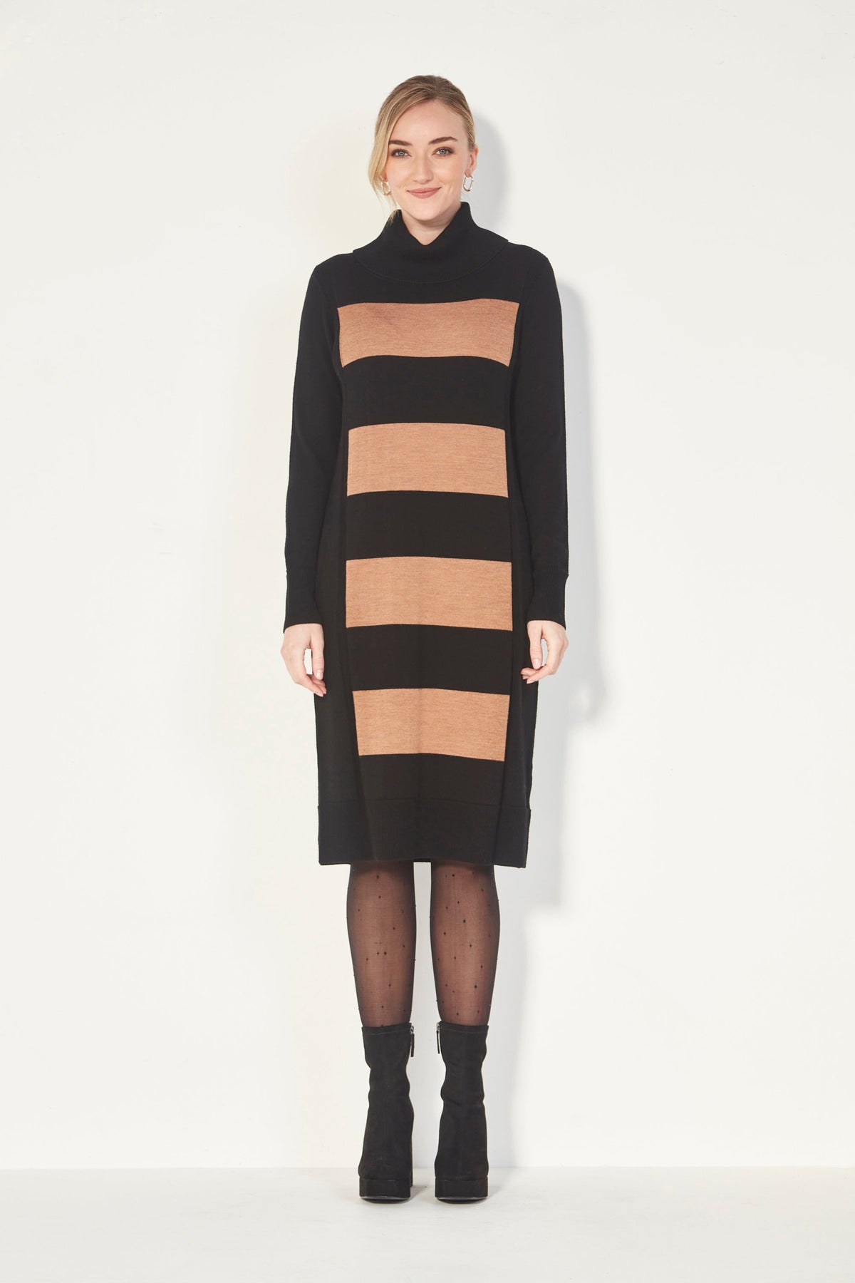 King Dress - Black Stripe