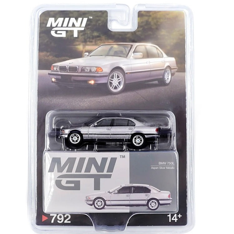 Mini GT MGT00792 BMW 750IL 1:64 Aspen Silver Metallic