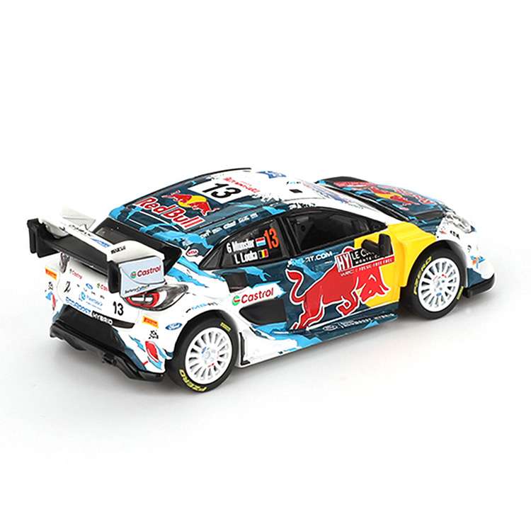 Mini GT MGT00974 Ford Puma Rally1 #13 M-Sport Ford WRT 2024 Rally Monte Carlo 1:64 White