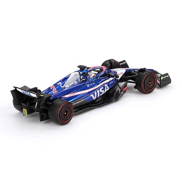 Mini GT MGT01006 RB VCARB 01 2024 F1 2024 Bahrain GP 1:64 #3 Daniel Ricciardo Blue