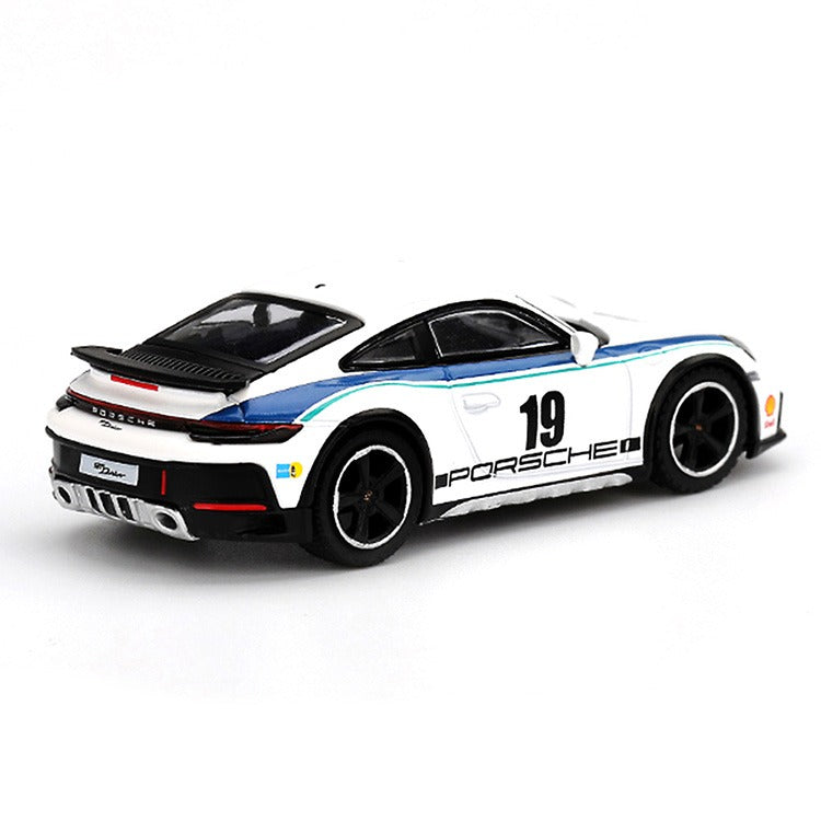 Mini GT MGT01009 Porsche 911 Dakar #19 Rally 1974 1:64 White