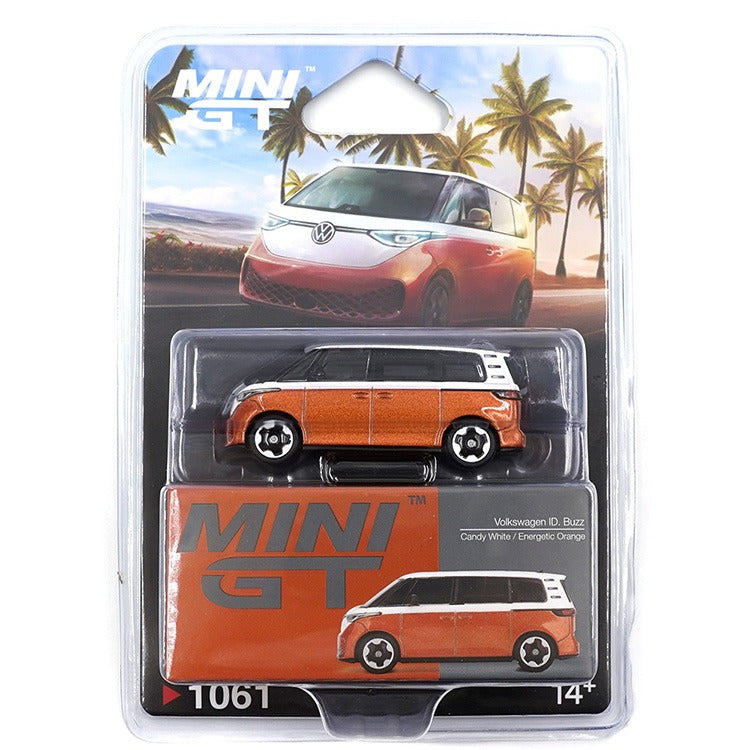 Mini GT MGT01061 Volkswagen ID. Buzz 1:64 Candy White / Energetic Orange