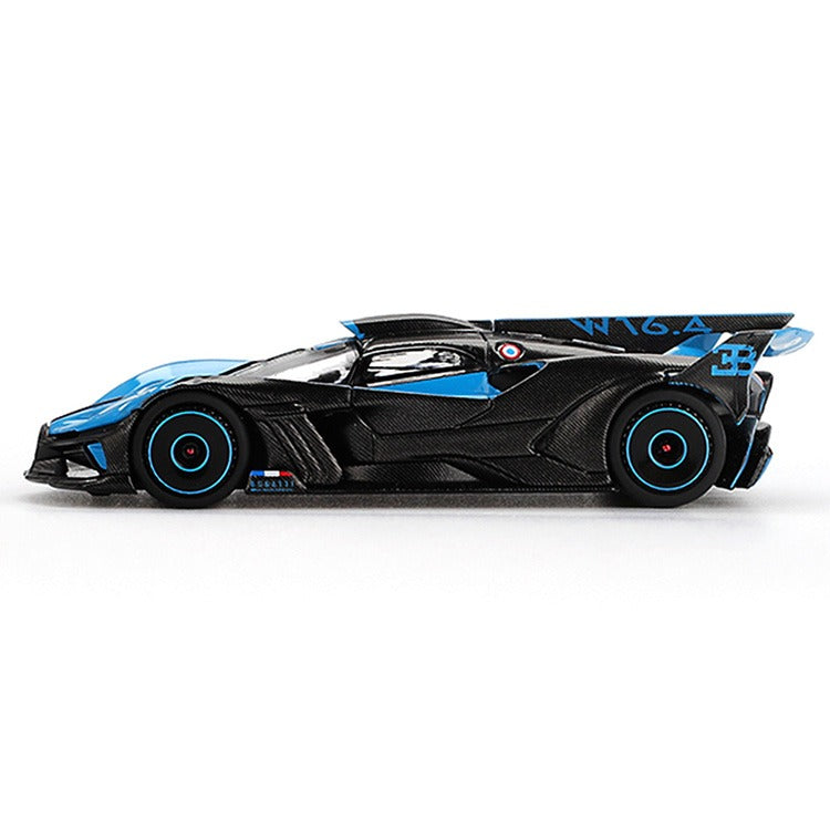 Mini GT MGT01063 Bugatti Bolide Presentation 1:64 Black Blue