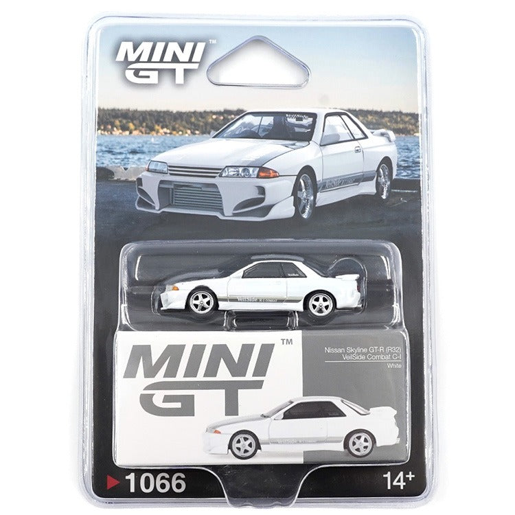 Mini GT MGT01066 Nissan Skyline GT-R R32 VeilSide Combat C-I 1:64 White