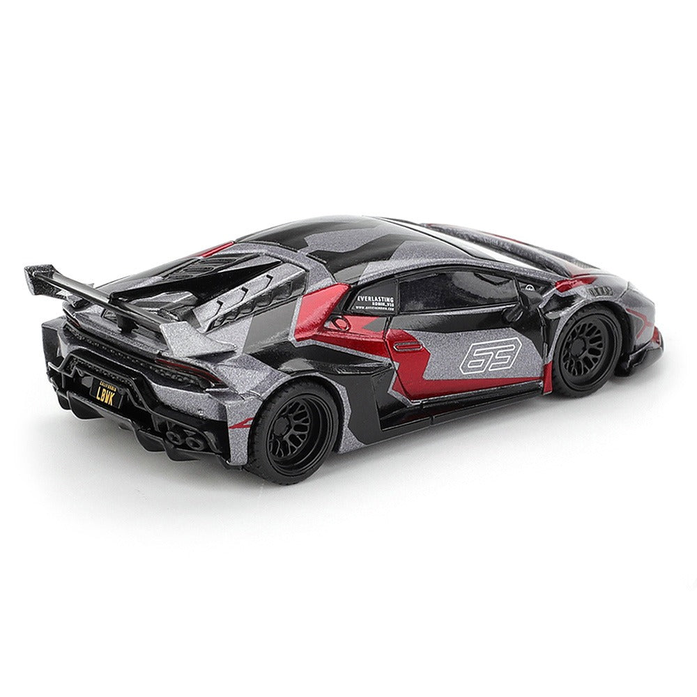 Mini GT MGT01177 LWBK Liberty Walk Lb Works Lamborghini Huracan GT RONIN 1:64 Grey