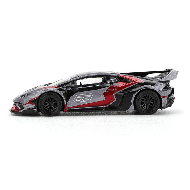 Mini GT MGT01177 LWBK Liberty Walk Lb Works Lamborghini Huracan GT RONIN 1:64 Grey