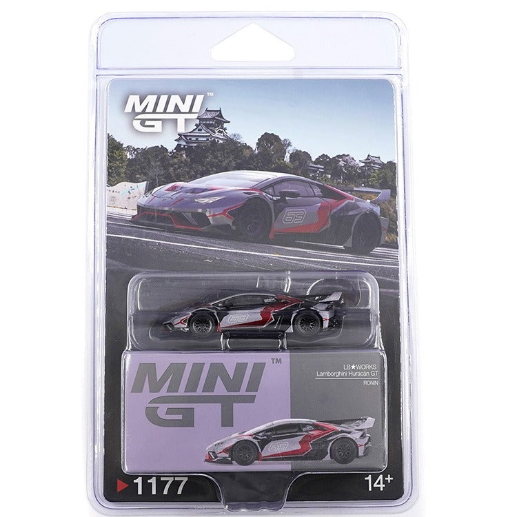 Mini GT MGT01177 LWBK Liberty Walk Lb Works Lamborghini Huracan GT RONIN 1:64 Grey