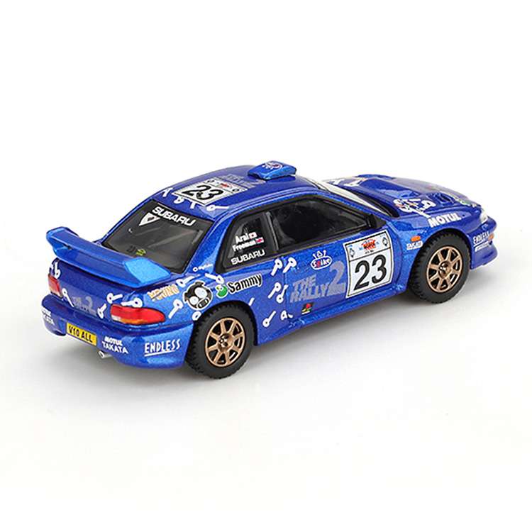 Mini GT MGT01078 Subaru Impreza WRC99 #23 2000 Acropolis Rally 1:64 Blue