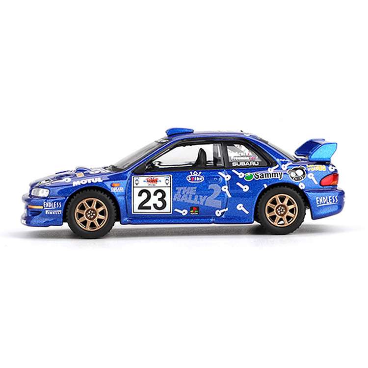 Mini GT MGT01078 Subaru Impreza WRC99 #23 2000 Acropolis Rally 1:64 Blue