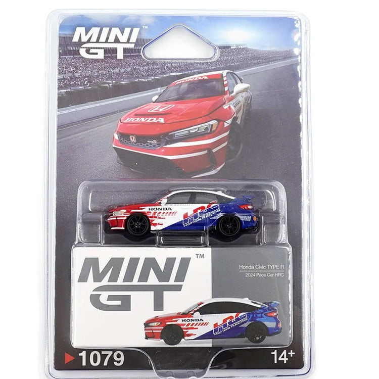 Mini GT MGT01079 Honda Civic TYPE R 2024 Pace Car HRC 1:64 Red / White /Blue