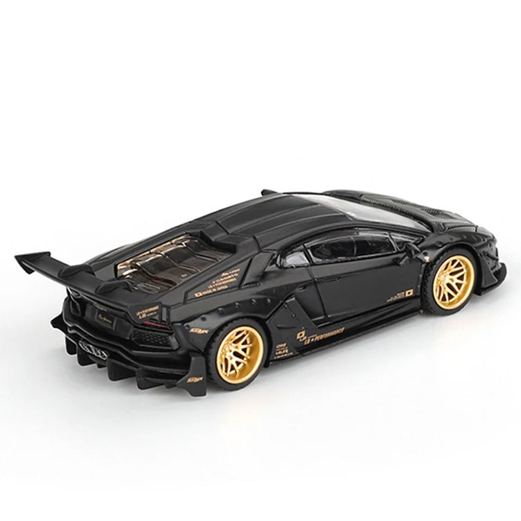 Mini GT MGT01087 LBWK Liberty Walk Lb Works Lamborghini Aventador 1:64 Matte Black