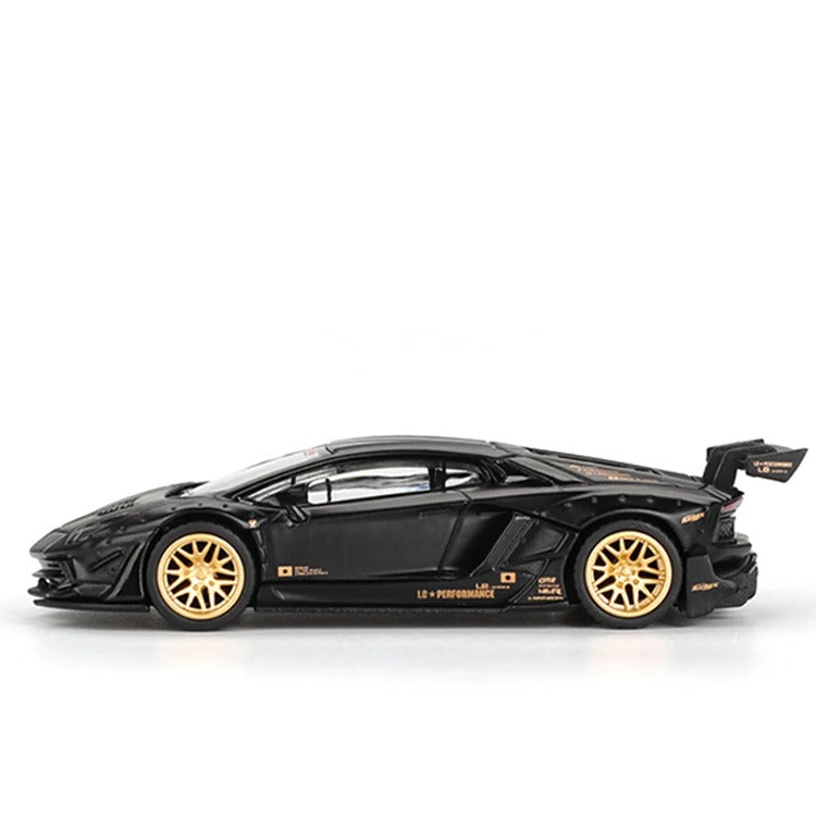 Mini GT MGT01087 LBWK Liberty Walk Lb Works Lamborghini Aventador 1:64 Matte Black