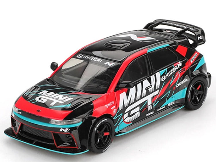 Mini GT MGT01098 Hyundai Ioniq 5N MINI GT RS-01T 2025 Tokyo Auto Salon 1:64 Black