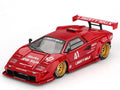 Mini GT MGT01100 LBWK Liberty Walk LB Works Lamborghini Countach 1:64 Red