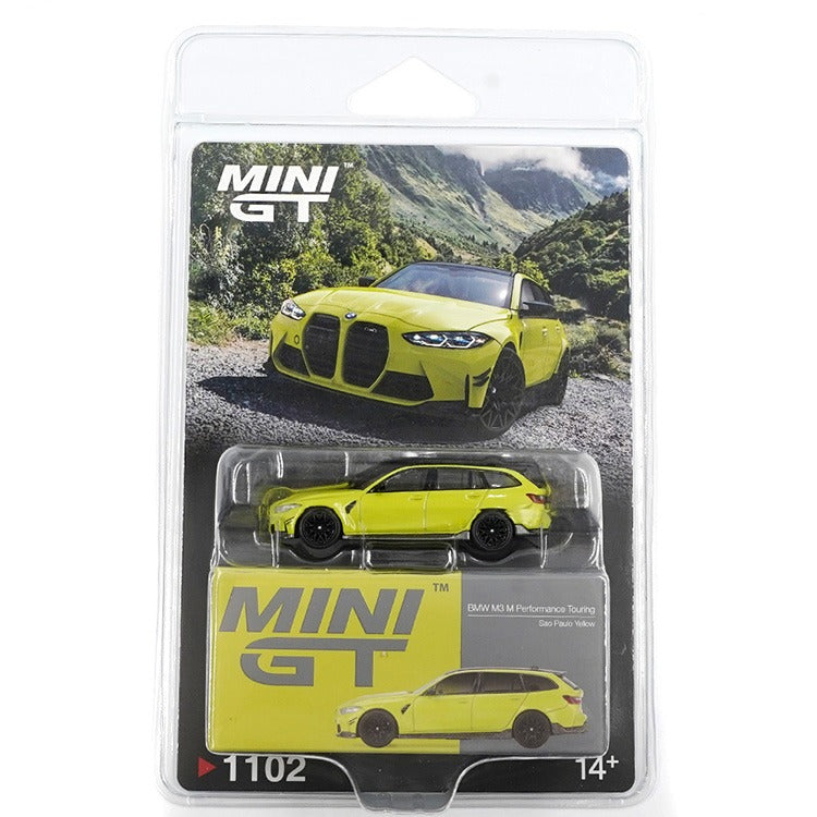 Mini GT MGT01102 BMW M3 M Performance Touring 1:64 Sao Paulo Yellow