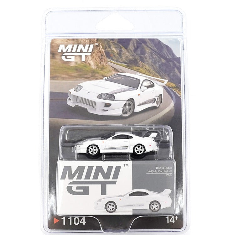 Mini GT MGT01104 Toyota Supra VeilSide Combat V-I 1:64 White
