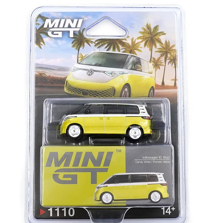 Mini GT MGT01110 Volkswagen ID. Buzz 1:64 Candy White / Pomelo Yellow