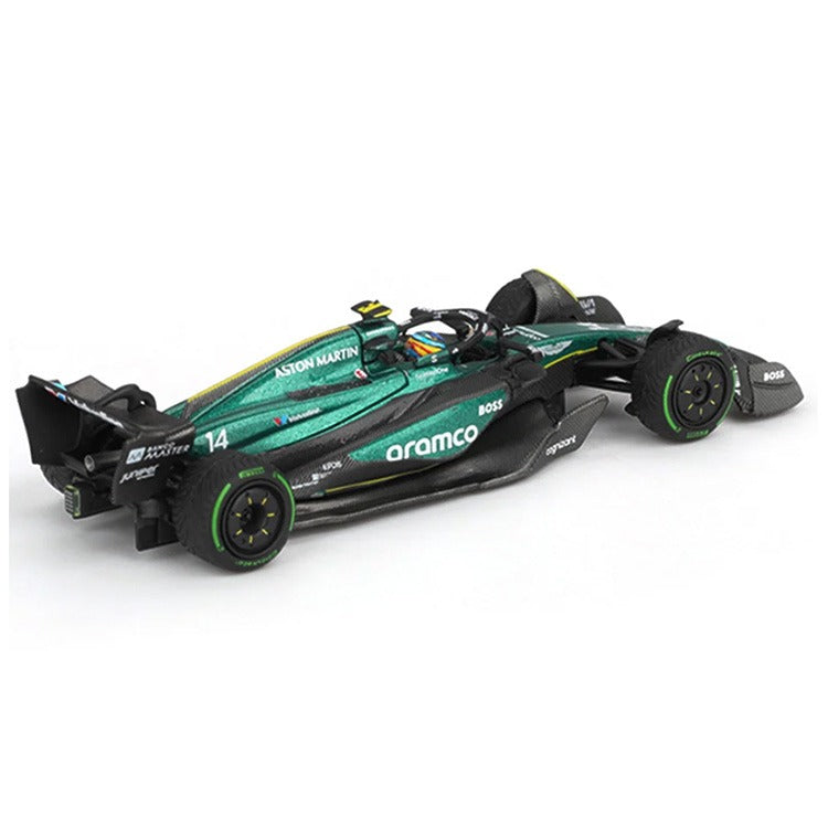 Mini GT MGT01113 Aston Martin AMR24 2024 F1 2024 Canadian GP 1:64 #14 Fernando Alonso Green
