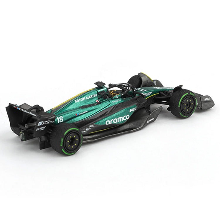 Mini GT MGT01114 Aston Martin AMR24 2024 F1 2024 Canadian GP 1:64 #18 Lance Stroll Green