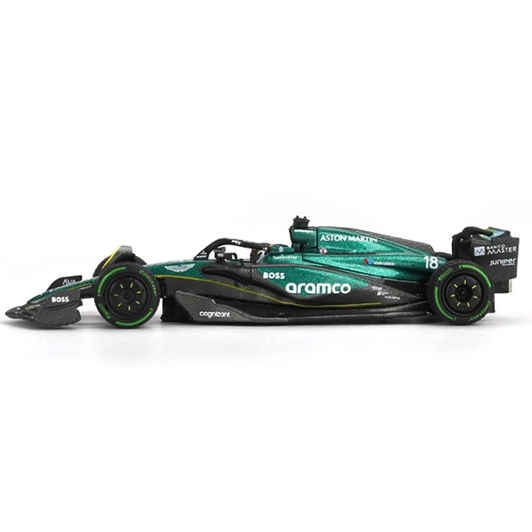 Mini GT MGT01114 Aston Martin AMR24 2024 F1 2024 Canadian GP 1:64 #18 Lance Stroll Green
