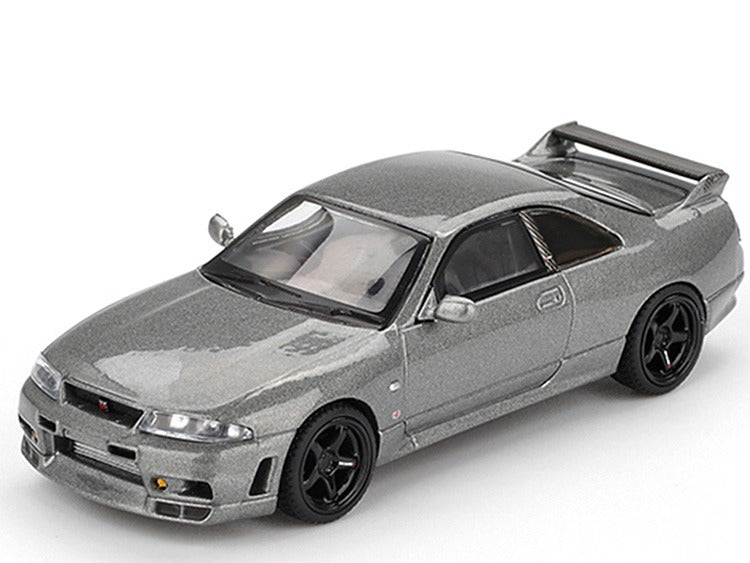 Mini GT MGT01128 Nissan Skyline GT-R Nismo BCNR33 CRS Version 1:64 Dark Metal Gray