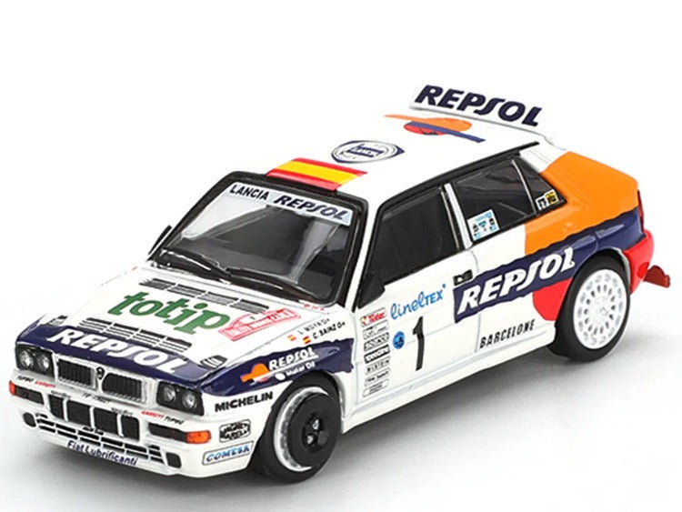 Mini GT MGT01131 Lancia Delta HF Integrale Evoluzione #1 1993 Rallye Monte-Carlo 1:64 White
