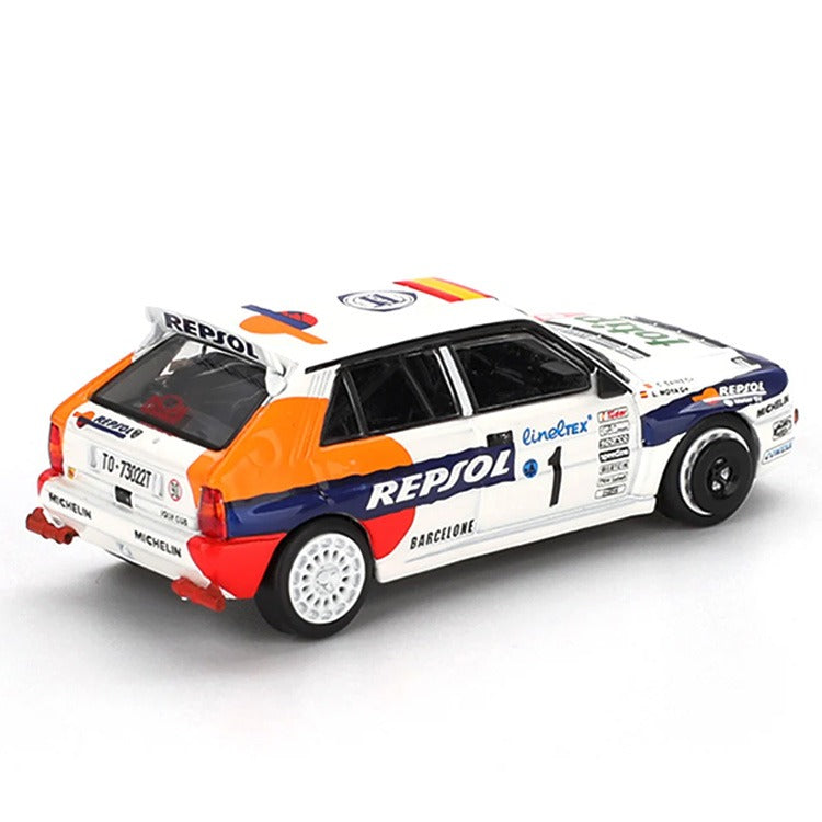 Mini GT MGT01131 Lancia Delta HF Integrale Evoluzione #1 1993 Rallye Monte-Carlo 1:64 White