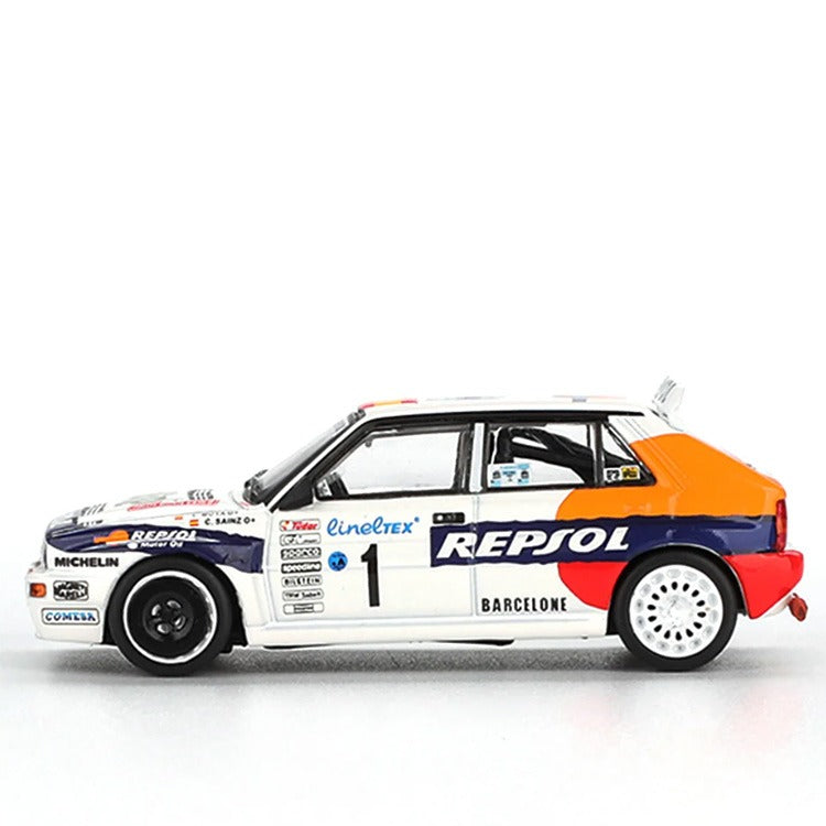 Mini GT MGT01131 Lancia Delta HF Integrale Evoluzione #1 1993 Rallye Monte-Carlo 1:64 White