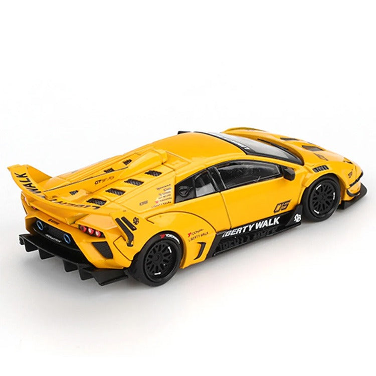 Mini GT MGT01135 LBWK Liberty Walks LB-Silhouette Works Lamborghini Murcielago GT Evo 1:64 Yellow