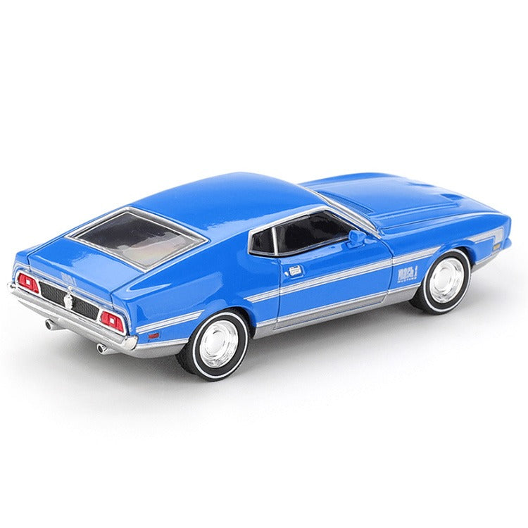 Mini GT MGT01138 Ford Mustang Mach 1 1:64 Grabber Blue