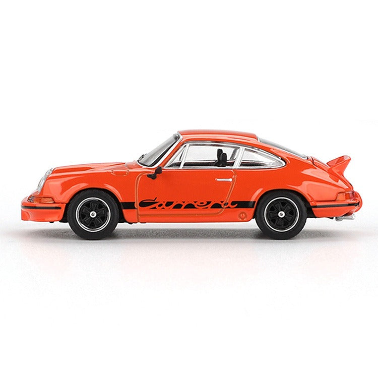 Mini GT MGT01142 Porsche 911 Carrera RS 2.7 1:64 Tangerine with Black Livery