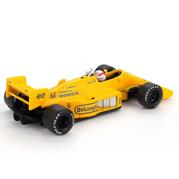 Mini GT MGT01148 Lotus 99T 1987 Monaco Grand Prix 1:64 #11 Satoru Nakajima Yellow