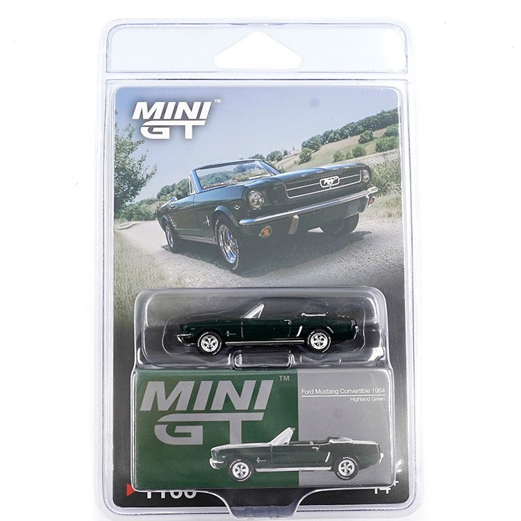 Mini GT MGT01166 1964 Ford Mustang Convertible 1:64 Highland Green