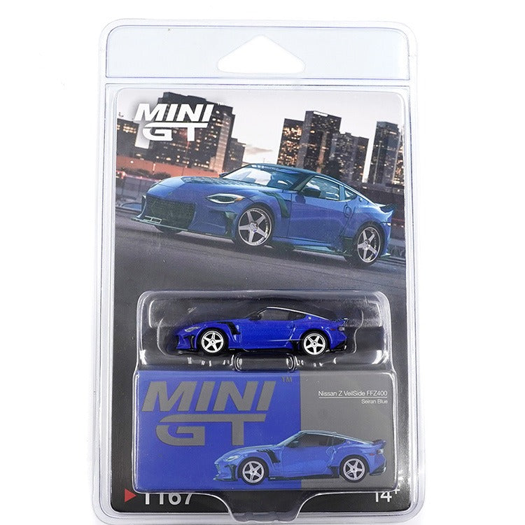 Mini GT MGT01167 Nissan Z VeilSide FFZ400 1:64 Seiran Blue